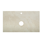 Столешница из керамогранита под накладную раковину Belbagno 1000x460 Marmo Crema Opaco, KEP-100-MCO