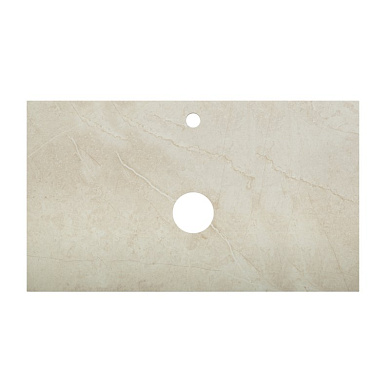 Столешница из керамогранита под накладную раковину Belbagno 800x460 Marmo Crema Opaco KEP-80-MCO