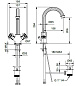 Смеситель для раковины Cezares OLIMP-LS2-03/24-Sw