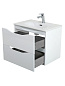 Тумба с керамической раковиной подвесная BelBagno МАРИНА-МИНИ2.0 (Marino-MINI-2.0) 50 Белый матовый, раковина BB-8099-3-50+Marino-MINI-2.0-500-2C-SO-BO-P