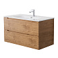 Тумба с раковиной подвесная Belbagno ETNA 900, Rovere Moro, 910х460х515, ETNA-900-2C-SO-RN-P/BB900ETL