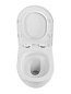 Унитаз подвесной безободковый с сиденьем и смывом ТОРНАДО BelBagno МАРИНА (MARINO-TOR) BB7026CH-TOR/SC