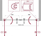Душевая дверь в нишу BELBAGNO UNO-B-2-120-CH-Cr