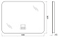 Зеркало BelBagno SPC-800-600-LED