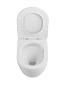 Унитаз приставной безободковый с сиденьем и смывом ТОРНАДО BelBagno СФЕРА (SFERA-R) BB2141CB-TOR/SC
