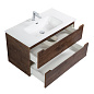 Тумба с раковиной подвесная Belbagno ETNA 800, Rovere Moro, 810х460х515, ETNA-800-2C-SO-RW-P/BB800ETL
