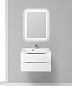 Тумба с раковиной подвесная BelBagno Marino 750, Bianco Lucido, 750x450x500, MARINO-750-2C-SO-BL-P/BB750/450-LV-MR-PR