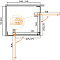 Душевой уголок CEZARES SLIDER-AH-2-70/80-100/110-BR-Cr