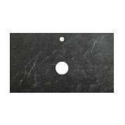Столешница из керамогранита под накладную раковину Belbagno 800x460 Marmo Nero Opaco KEP-80-MNO