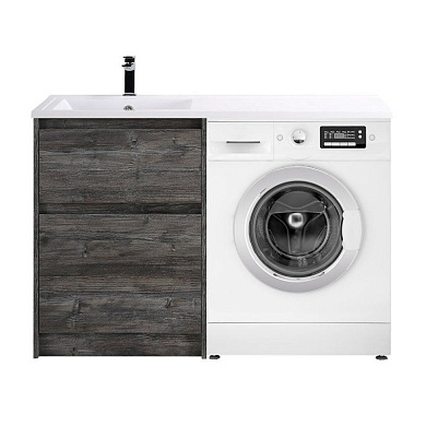 Тумба с раковиной напольная, левая,  BelBagno KRAFT-LVD-580/1200-2C-PIA-PP Pino Pasadena