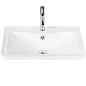 Раковина из литьевого мрамора Belbagno 600х455х145, BB600/455-LV-MR-ALR