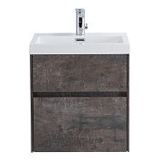 PIETRA MINI База под раковину подвесная с двумя выкатными ящиками, Stone, 494х395х400, PIETRA MINI-500AS-2C-SO-PT