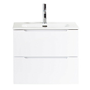 Тумба с раковиной подвесная Belbagno ETNA 39-500, Bianco Lucido, 510х390х515, ETNA39-500/390-2C-SO-BL-P/BB500/390ETL