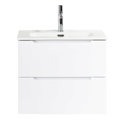 Тумба с раковиной подвесная Belbagno ETNA 39-600, Bianco Lucido, 610х390х515, ETNA39-600/390-2C-SO-BL-P/BB600/390ETL