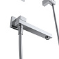 Душевой комплект встраиваемый с изливом BelBagno DUE-VDSET-CRM