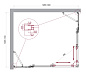 Душевой уголок BelBagno LUCE-AH-22-130/110-C-Cr