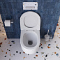 Унитаз подвесной безободковый с сиденьем и смывом ТОРНАДО BelBagno ТИШИНА (SOFT-TOR) BB084CH-TOR/SC