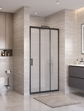 Душевая дверь BelBagno UNO-195-BF-3-100-P-NERO
