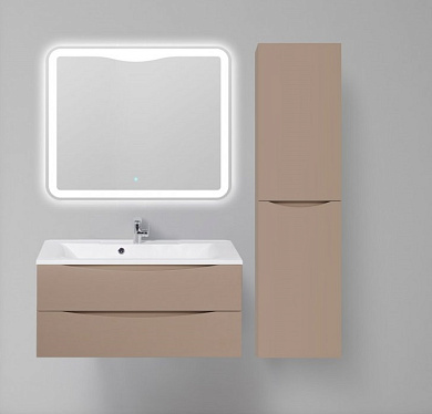 Колонна подвесная, левосторонняя Belbagno Fly-Marino 400x300x1500, Capucino Lucido, FLY-MARINO-1500-2A-SC-CL-P-L