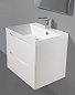 Тумба с раковиной подвесная BelBagno Marino 600 Bianco Lucido, 600x450x500, MARINO-600-2C-SO-BL-P/BB600/450-LV-MR-AST