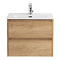 Тумба с раковиной подвесная Belbagno KRAFT 39-500, Rovere Nebrasca Nature, 510х390х515, KRAFT 39-500/390-2C-SO-RNN/BB500/390ETL