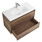 Тумба с раковиной подвесная Belbagno KRAFT 39-800, Rovere Tabacco, 810х390х515, KRAFT 39-800/390-2C-SO-RT/BB800/390ETL