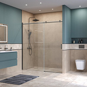 Душевая дверь в нишу BELBAGNO SOFT_CLOSE-2-BF-1-180-C-GM
