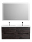 MARINO-CER База под раковину подвесная, Rovere Nature Grigio, MARINO-CER-1200-4C-SO-2-RNG-P