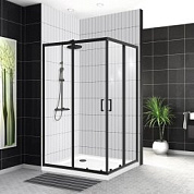 Душевой уголок BelBagno UNO-195-AH-2-120/90-P-NERO