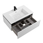 SLIDER База под раковину подвесная с одним выкатным ящиком, Bianco Opaco 766x476x299, SLIDER-800-1C-SO-BO