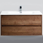 KRAFT База под раковину с двумя выкатными ящиками, Rovere Tabacco, 1210х460х515, KRAFT-1200-2C-SO-RT