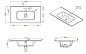 Раковина керамическая Belbagno BB700/390ETL