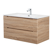 Тумба с раковиной подвесная Belbagno ETNA 1000, Rovere Bianco, 1010х460х515, ETNA-1000-2C-SO-WO-P/BB1000ETL