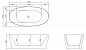 Ванна акриловая отдельностоящая Belbagno BB403-1700-850