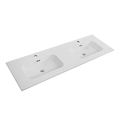 Раковина керамическая с двумя чашами CEZARES 140 см, CZR-8095-140-2