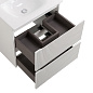 Тумба с раковиной подвесная BelBagno UNO-700-2C-SO-BO Bianco Opaco, раковина белая BB-8099-70