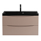 Тумба с раковиной подвесная BelBagno Marino 800, Capucino Lucido, 800x450x500, MARINO-800-2C-SO-CL-P/BB800/450-LV-ART-AST-NERO