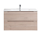 Тумба с раковиной подвесная Belbagno ETNA 800, Rovere Grigio, 810х460х515, ETNA-800-2C-SO-RG-P/BB800ETL