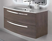 COMFORT База под раковину подвесная с двумя выдвижными ящиками, Grigio scuro, 100x54x55, 54482
