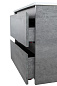 Тумба с раковиной подвесная Belbagno KRAFT 700, Cemento Grigio, 710х460х515, KRAFT-700-2C-SO-CG/BB700ETL