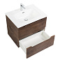 Тумба с раковиной подвесная Belbagno ETNA 600, Rovere Moro, 610х460х515, ETNA-600-2C-SO-RW-P/BB600ETL