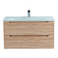 Тумба с раковиной подвесная Belbagno ETNA 900, Rovere Bianco, 910х460х515, ETNA-900-2C-SO-WO-P/BB910/465-LV-VTR-BO