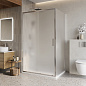 Душевой уголок BelBagno LUCE-AH-1-120/90-P-Cr рифлёное стекло, профиль хром