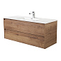 Тумба с раковиной подвесная Belbagno KRAFT 1200, Rovere Tabacco, 1210х460х515, KRAFT-1200-2C-SO-RT/BB1200ETL