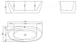 Ванна акриловая отдельностоящая Belbagno BB404-1700-800