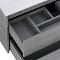 Тумба с раковиной подвесная Belbagno KRAFT 800, Cemento Grigio, 810х460х515, KRAFT-800-2C-SO-CG/LOV-800-LVB