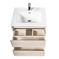 Тумба с раковиной подвесная Belbagno KRAFT 700, Rovere Galifax Bianco, 710х460х515, KRAFT-700-2C-SO-RGB/BB700ETL