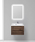 Тумба с раковиной подвесная BelBagno Marino 650 Rovere Moro, 650x450x530, MARINO-650-2C-SO-RW-P/BB650/450-LV-MR-PR