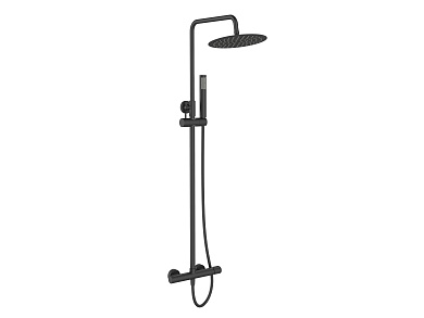 Душевая стойка BELBAGNO UNO-DOCM-NERO