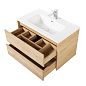 Тумба с раковиной подвесная Belbagno KRAFT 900, Rovere Nebrasca Nature, 910х460х515, KRAFT-900-2C-SO-RNN/BB900ETL